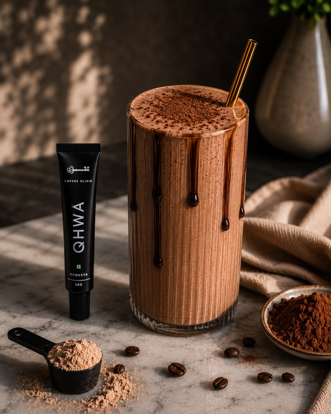 QHWĀ Protein Coffee Shake