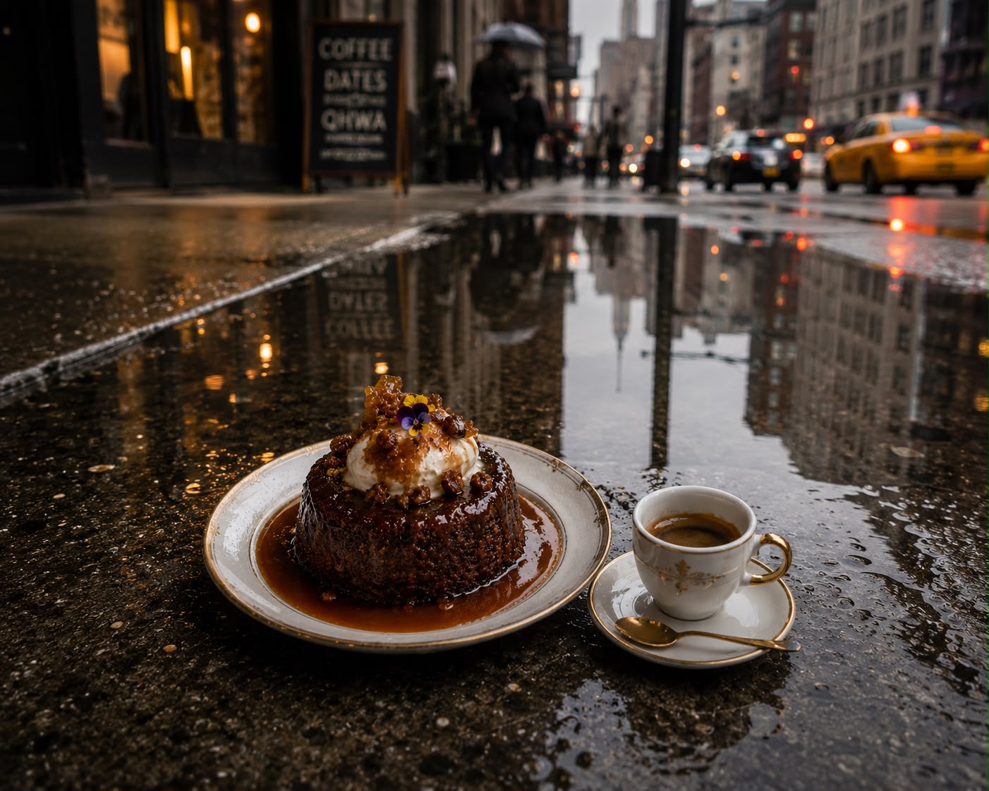 Sticky Date & QHWĀ Coffee Elixir Pudding