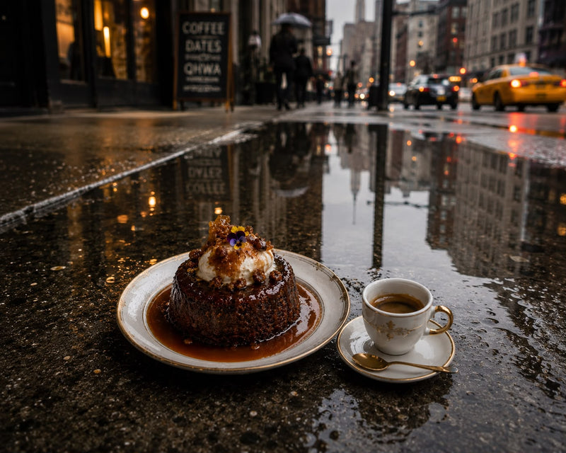 Sticky Date & QHWĀ Coffee Elixir Pudding